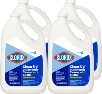 Clean-Up All Purpose Cleaner with Bleach, Clorox Healthcare Cleaning and Industrial Cleaning, Original, 128 Ounces (Pack of 4) - 35420