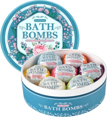 Bath Bombs Gift Set, 7 Packs Bubble Fizzies Relaxation Gifts with Shea Butter, Dry Skin Moisturize, Birthday, Valentine’s, Easter Basket Stuffers Gift for Women, Mother, Wife, Girlfriend