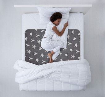 Bed Pad for Incontinence Reusable 52” x 34” - Large Washable Waterproof Mattress Protector for Seniors, Bedwetting Kids, Hospitals, Pets (1 Pack)