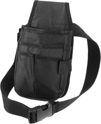 Black Border Screw Bag for Tools Small Gadget Bag Mini Work Package Nail Tools Major Toolkit Toolbox Bag for Plumber Leather case Handbag Small Utility Pouch Carpenter Fanny Pack
