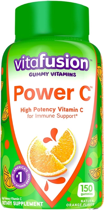 Power C Vitamin C Gummies for Immune Support, Orange Flavored, 282 mg Vitamin C, America’s Number 1 Gummy Vitamin Brand, 50 Day Supply, 150 Count