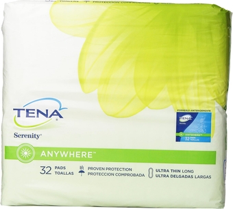 Incontinence Pads for Women, Moderate Thin, Long, 32 Count