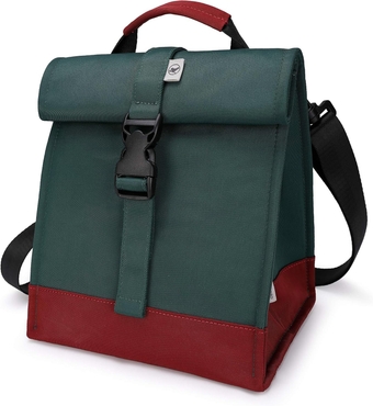 Insulated Lunch Bag Rolltop Lunch Box Tote Lunchbox Bag for Women, Men, Adults and Teens (Green)